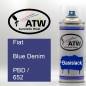 Preview: Fiat, Blue Denim, PBD / 652: 400ml Sprühdose, von ATW Autoteile West.
